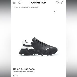 Dolce & Gabbana Monochrome Men's Sneakers US10/EU43